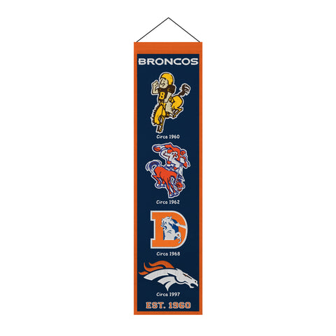 Denver Broncos<br>Winning Streak Heritage Banner