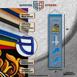 Detroit Lions<br>Winning Streak Heritage Banner