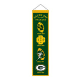 Green Bay Packers<br>Winning Streak Heritage Banner