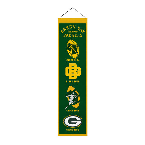 Green Bay Packers<br>Winning Streak Heritage Banner