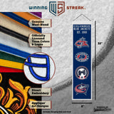 Columbus Blue Jackets<br>Winning Streak Heritage Banner