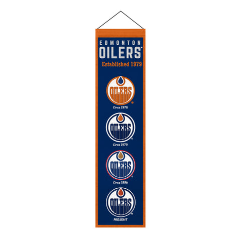 Edmonton Oilers<br>Winning Streak Heritage Banner