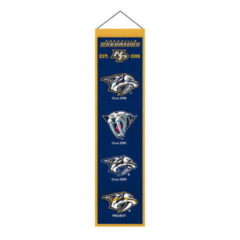 Nashville Predators<br>Winning Streak Heritage Banner