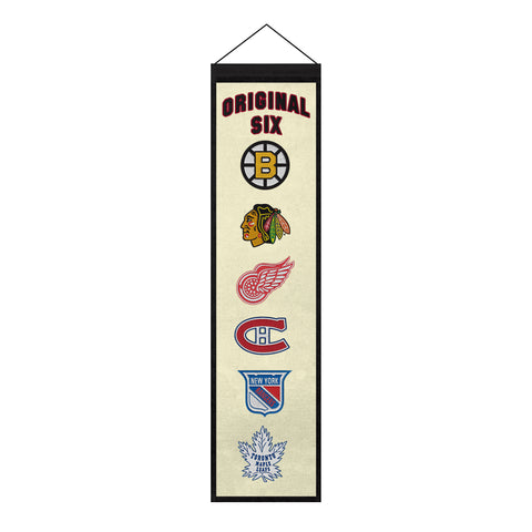 Original 6 Teams<br>Winning Streak Heritage Banner
