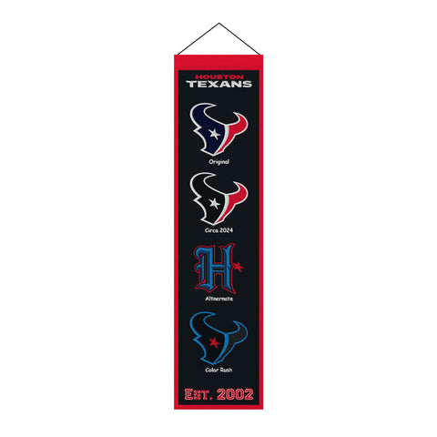 Houston Texans<br>Winning Streak Heritage Banner
