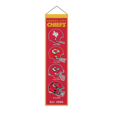 Kansas City Chiefs<br>Winning Streak Heritage Banner