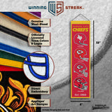 Kansas City Chiefs<br>Winning Streak Heritage Banner