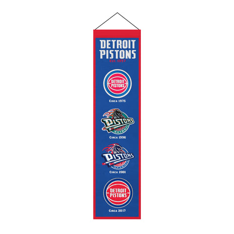 Detroit Pistons<br>Winning Streak Heritage Banner