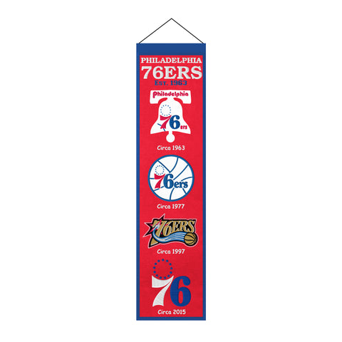 Philadelphia 76ers<br>Winning Streak Heritage Banner