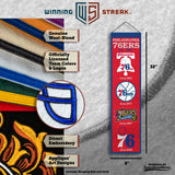 Philadelphia 76ers<br>Winning Streak Heritage Banner