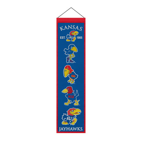 Kansas Jayhawks<br>Winning Streak Heritage Banner