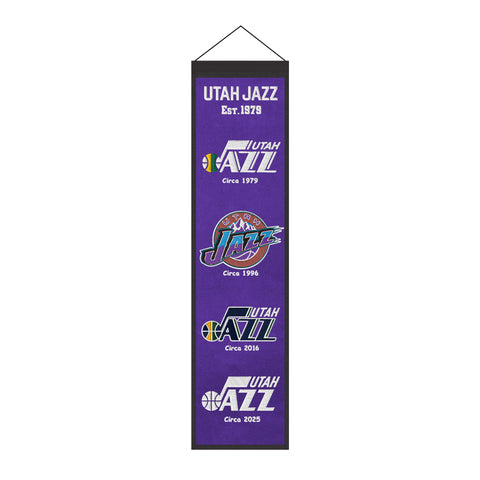 Utah Jazz<br>Winning Streak Heritage Banner