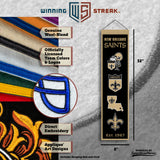New Orleans Saints<br>Winning Streak Heritage Banner