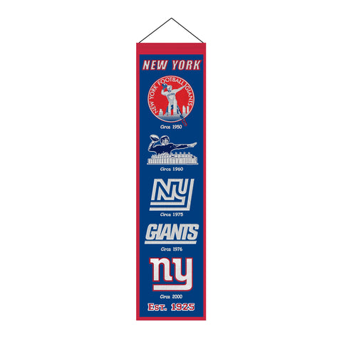 New York Giants<br>Winning Streak Heritage Banner