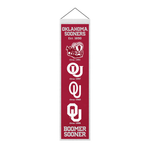Oklahoma Sooners<br>Winning Streak Heritage Banner