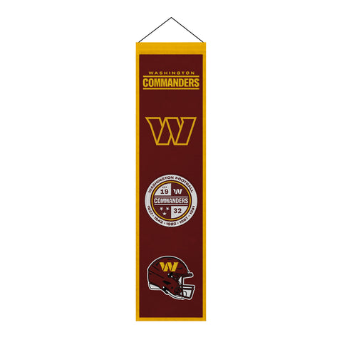 Washington Commanders<br>Winning Streak Heritage Banner