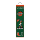 Miami Hurricanes<br>Winning Streak Icon Banner