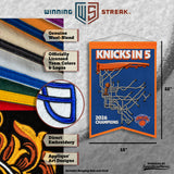 New York Knicks In 5<br>Winning Streak Team Crest Banner