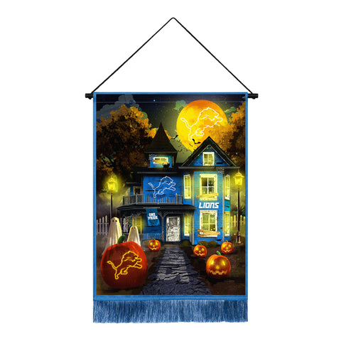 Detroit Lions<br>Winning Streak LED Tapestry Halloween