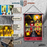 Nebraska Cornhuskers<br>Winning Streak LED Tapestry Halloween