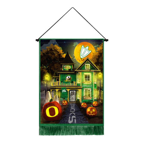 Oregon Ducks<br>Winning Streak LED Tapestry Halloween