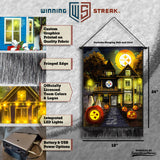 Pittsburgh Steelers<br>Winning Streak LED Tapestry Halloween
