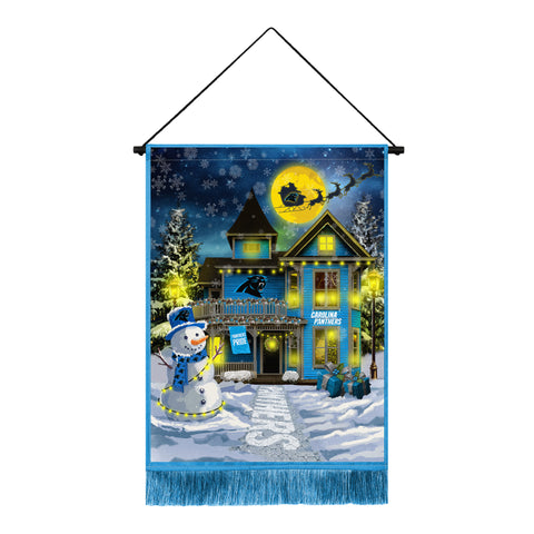 Carolina Panthers<br>Winning Streak LED Tapestry Christmas