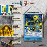 Carolina Panthers<br>Winning Streak LED Tapestry Christmas