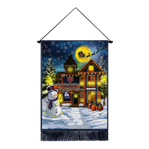 Chicago Bears<br>Winning Streak LED Tapestry Christmas