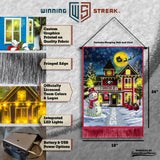 Georgia Bulldogs<br>Winning Streak LED Tapestry Christmas