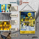 Iowa Hawkeyes<br>Winning Streak LED Tapestry Christmas