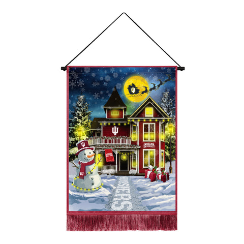 Indiana Hoosiers<br>Winning Streak LED Tapestry Christmas