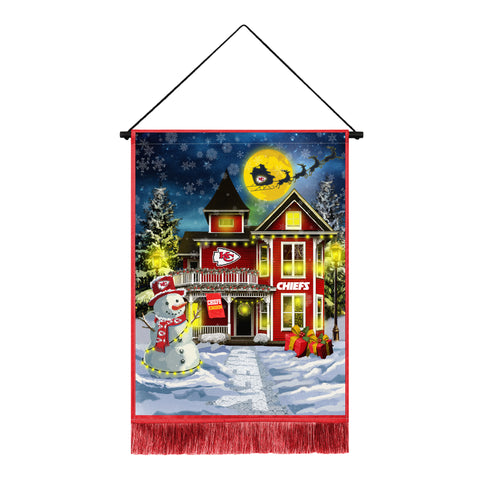 Kansas City Chiefs<br>Winning Streak LED Tapestry Christmas