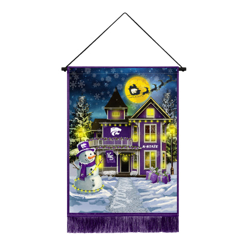 Kansas State Wildcats<br>Winning Streak LED Tapestry Christmas