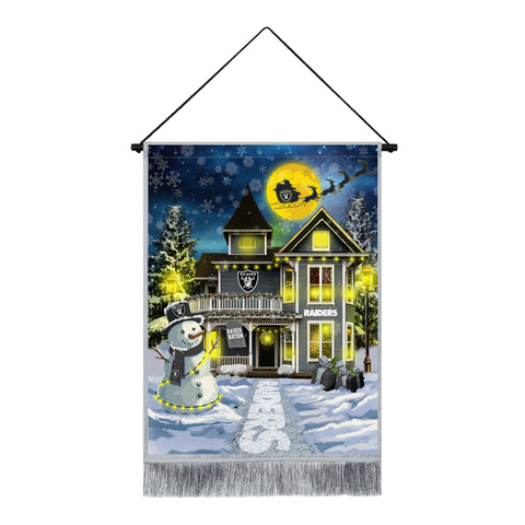 Las Vegas Raiders<br>Winning Streak LED Tapestry Christmas
