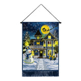 Michigan Wolverines<br>Winning Streak LED Tapestry Christmas