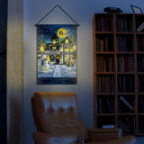 Michigan Wolverines<br>Winning Streak LED Tapestry Christmas