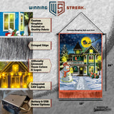 Miami Hurricanes<br>Winning Streak LED Tapestry Christmas