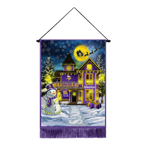 Minnesota Vikings<br>Winning Streak LED Tapestry Christmas