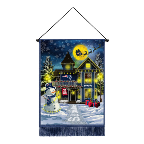 New England Patriots<br>Winning Streak LED Tapestry Christmas