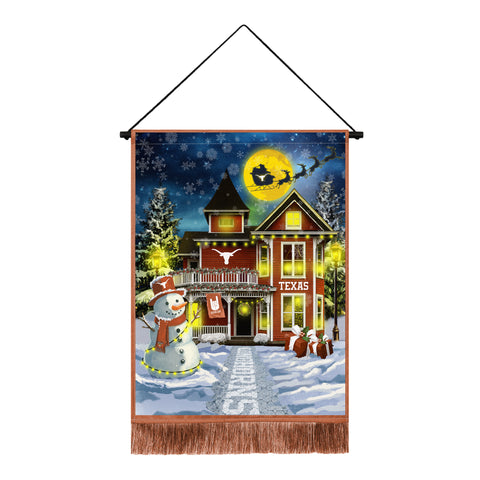 Texas Longhorns<br>Winning Streak LED Tapestry Christmas
