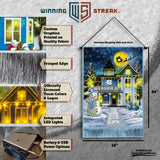 North Carolina Tar Heels<br>Winning Streak LED Tapestry Christmas