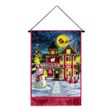 Wisconsin Badgers<br>Winning Streak LED Tapestry Christmas