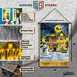 West Virginia Mountaineers<br>Winning Streak LED Tapestry Christmas