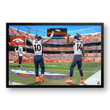 Denver Broncos<br>Nix and Sutton<br>2 Player Print