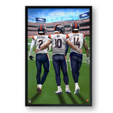 Denver Broncos<br>Surtain II, Nix And Sutton<br>3 Player Print