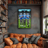 Detroit Lions<br>Hutchinson, Goff And St Brown<br>3 Player Print