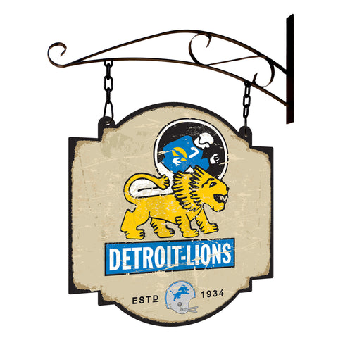 Detroit Lions<br>Metal Tavern Wall Art