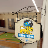 Detroit Lions<br>Metal Tavern Wall Art