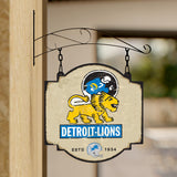 Detroit Lions<br>Metal Tavern Wall Art